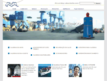Tablet Screenshot of aalborg-industries.com.br
